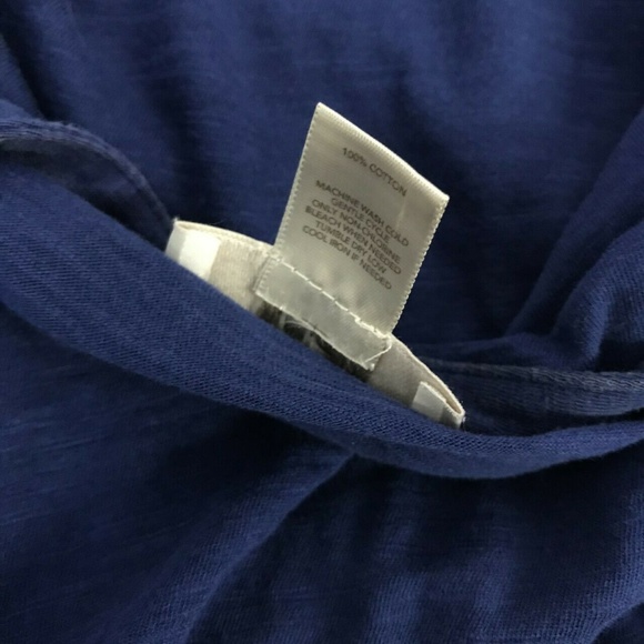 Ann Taylor Loft Long Sleeve Pleated Tunic Top Sz S - Picture 7 of 7